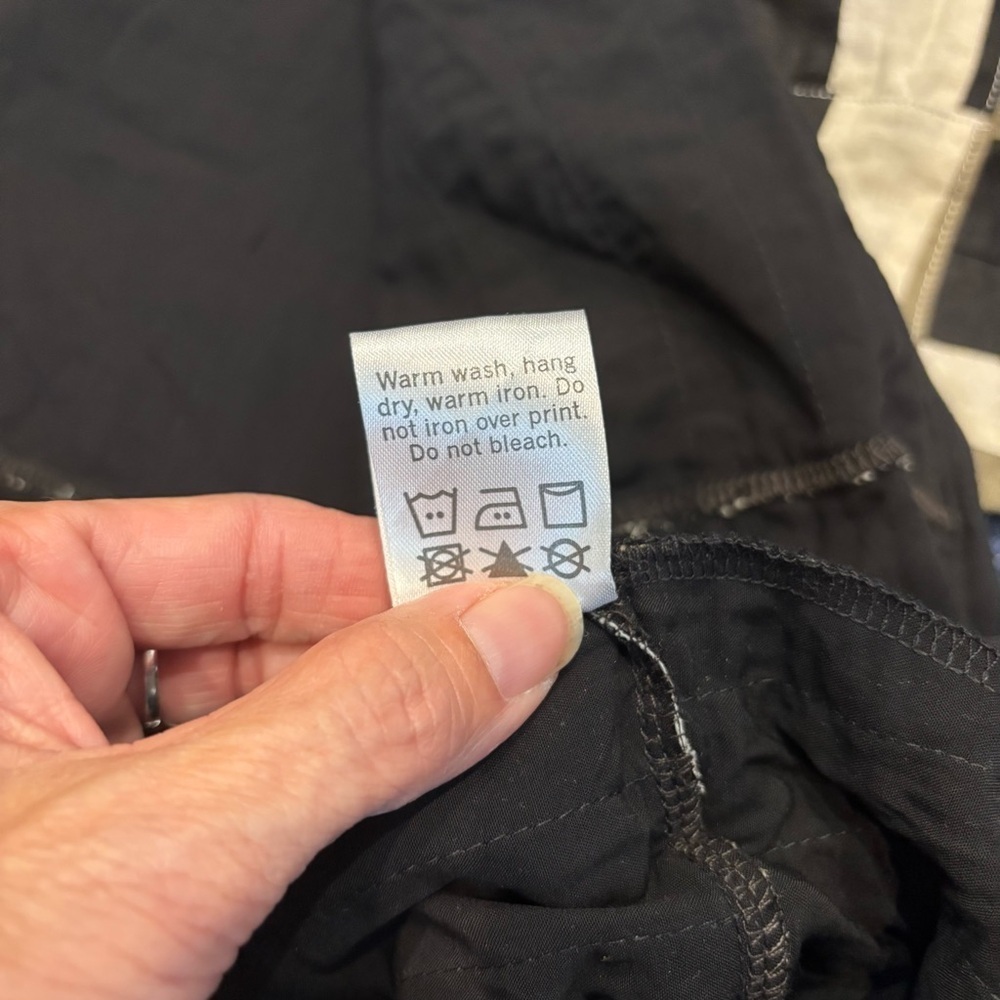 Tonle Large jacket Patchwork Black Tan Lagenlook … - image 12